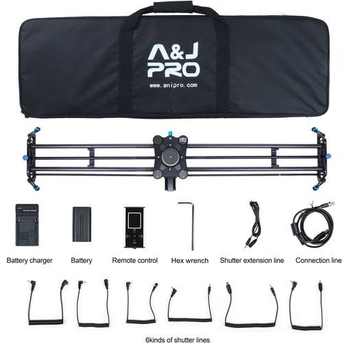 Au0026J Pro GP Motorized Carbon Fiber Camera Slider 47.2