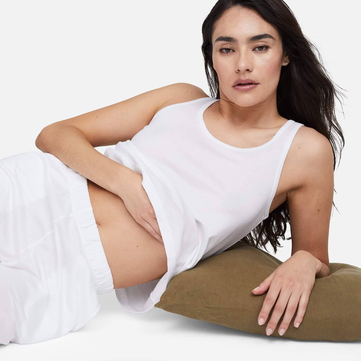 Tencel Sleep Tank True White / Xs