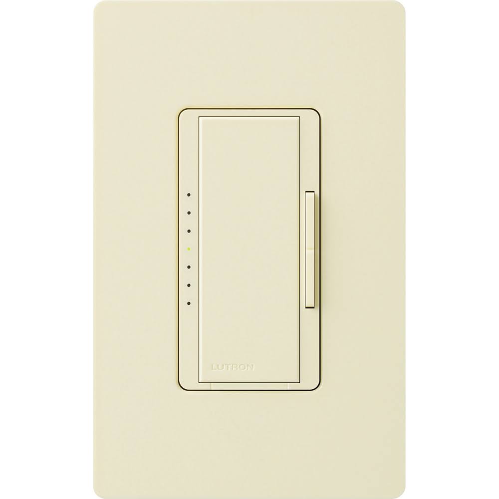 Lutron MA-1000-AL Maestro Dimmer 1000W Incandescent Almond
