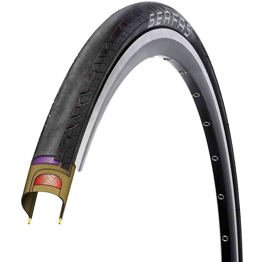 Serfas Survivor STKB Road Bicycle Tire, Wire Bead, 700C x 28mm