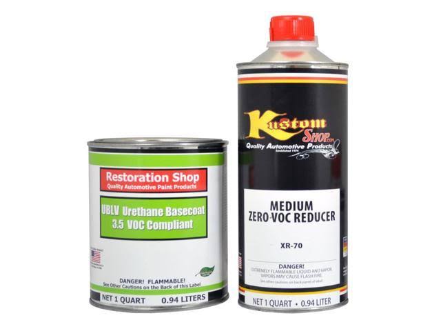 Canary Yellow Quart Kit Low VOC Urethane Basecoat Car Auto Body Paint Kit