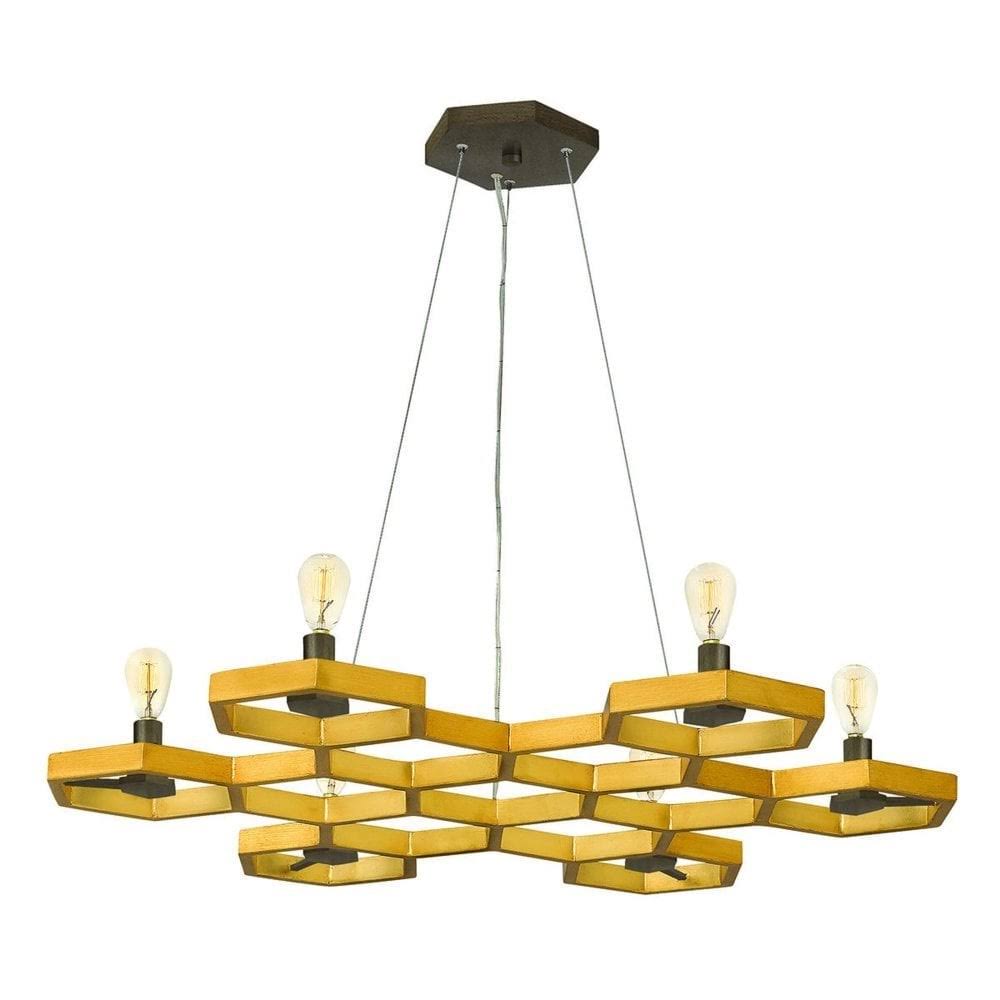 Hinkley Moxie 6 Light Chandelier - Sunset Gold Chandelier Lighting