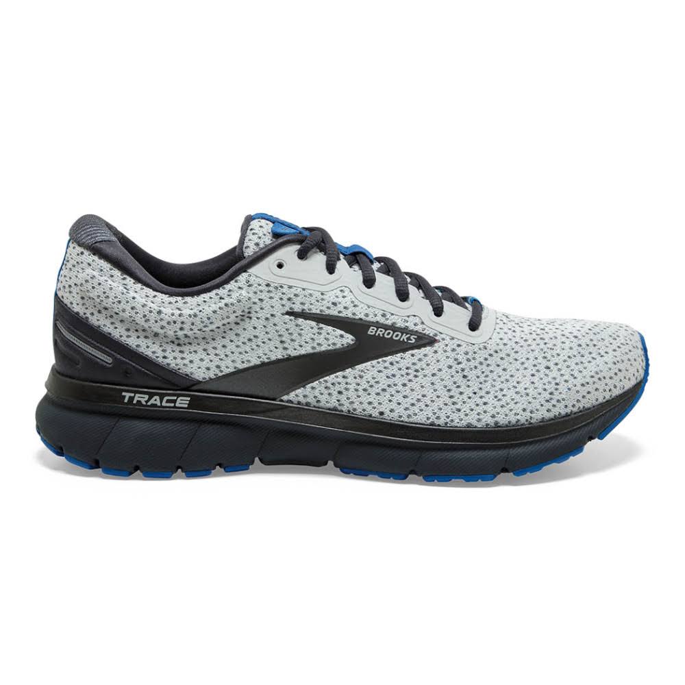 Brooks Trace Ebony/Oyster/Blue 7 D