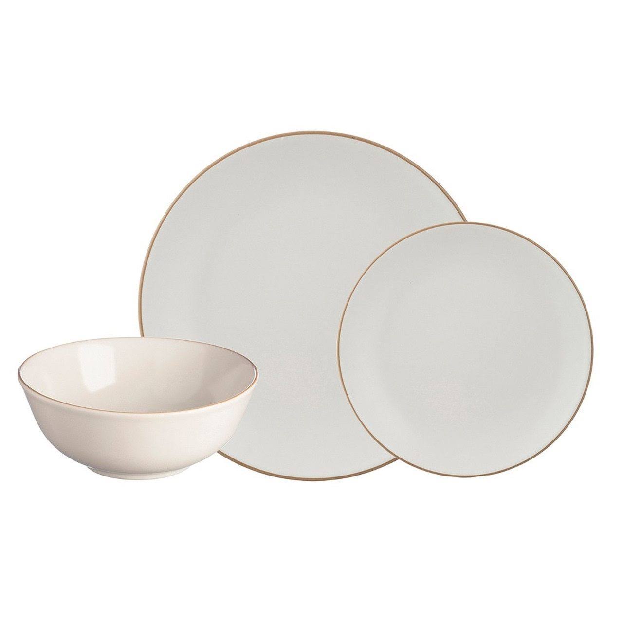 Mason Cash 2001.893U Classic Collection Dinner Set White - 12 Piece