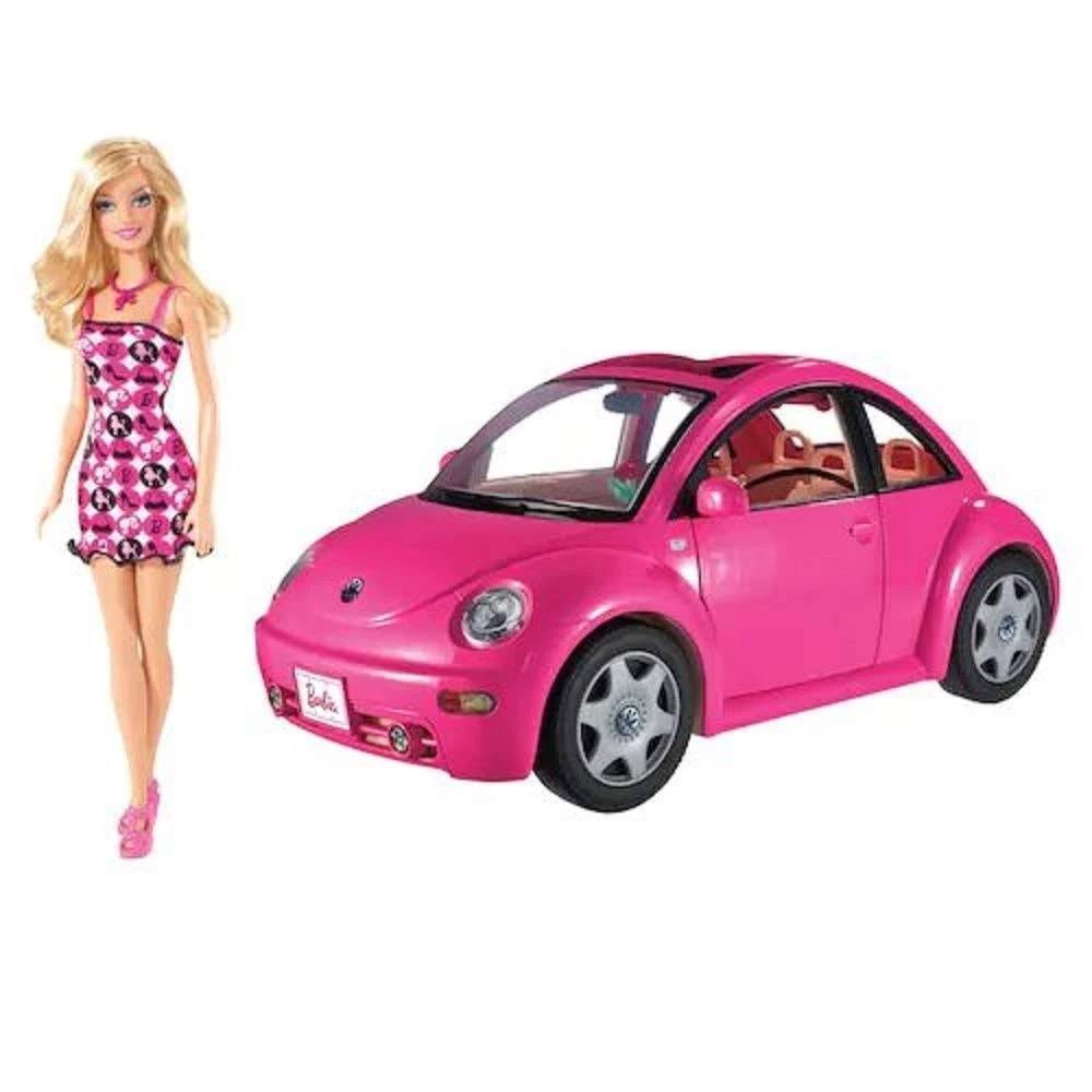 Barbie Volkswagen New Beetle u0026 Doll Set