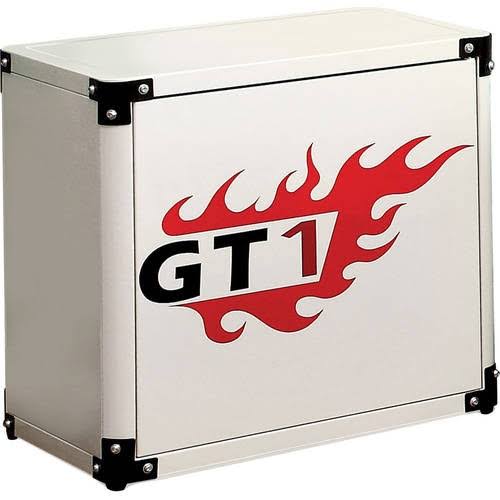 Furniture of America Rod Race Car Inspired Metal Nightstand, Multiple Colors, White