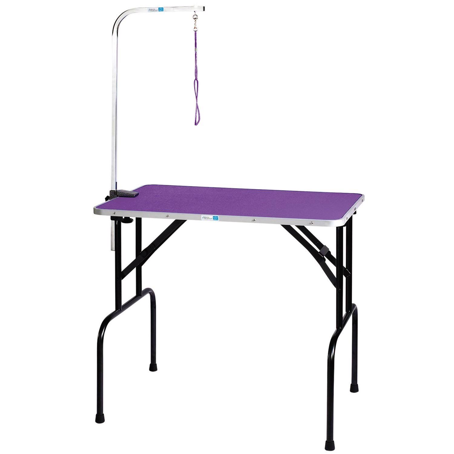Master Equipment Grooming Table, Purple