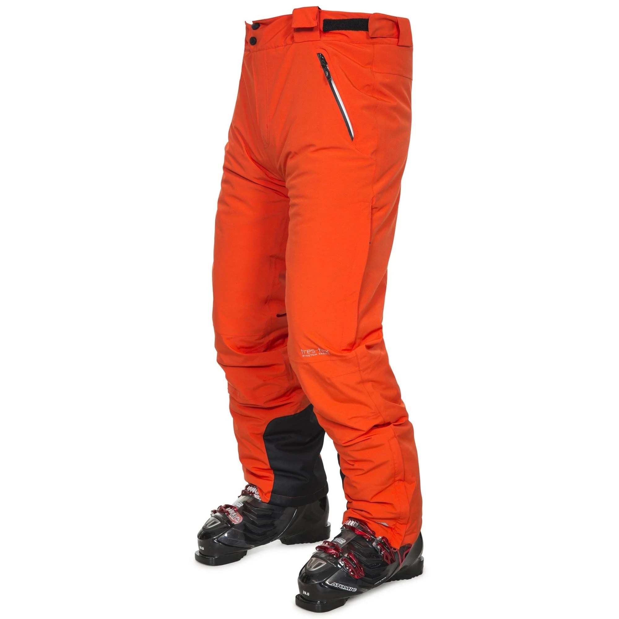 Trespass Mens Pitstop Waterproof Ski Trousers / XL / Hot Orange