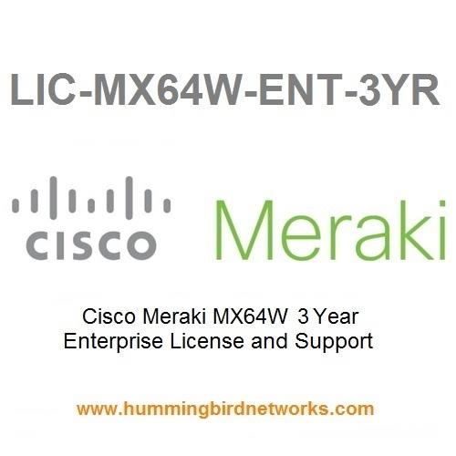 Cisco Meraki Enterprise - Subscription - 3-year License