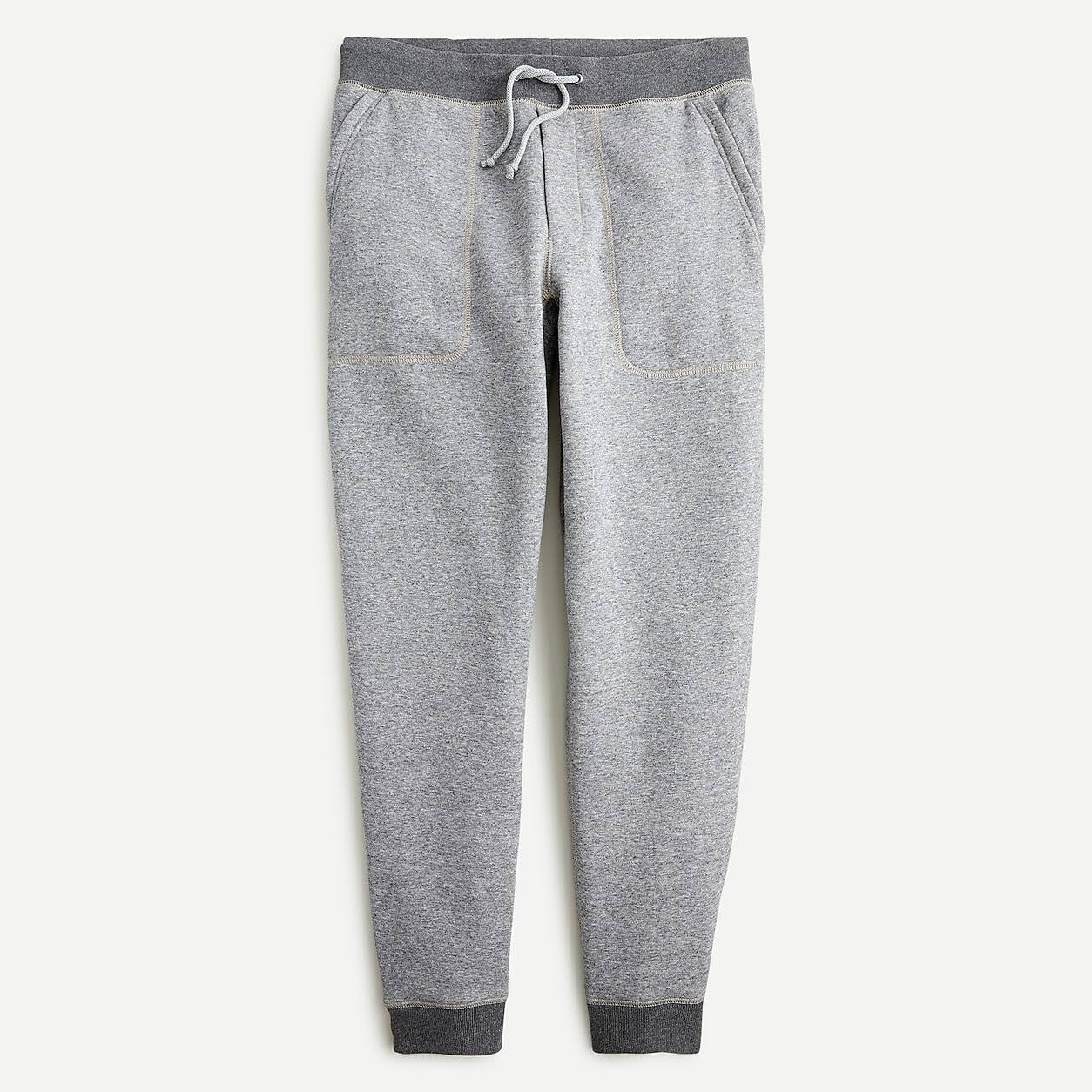 J.Crew Mens Marled Brushed Fleece Sweatpant (Size XX-Large)