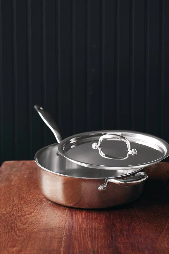 Hammer Stahl - 4 Quart Deep Saute Pan with Cover