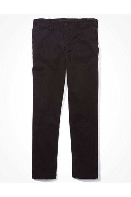Ae Flex Original Straight Chino Men's Onyx Black 42 x 32