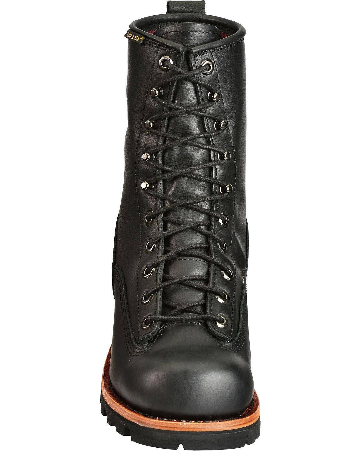 Chippewa Men's Insulated Waterproof Black Composite Toe Logger -13m