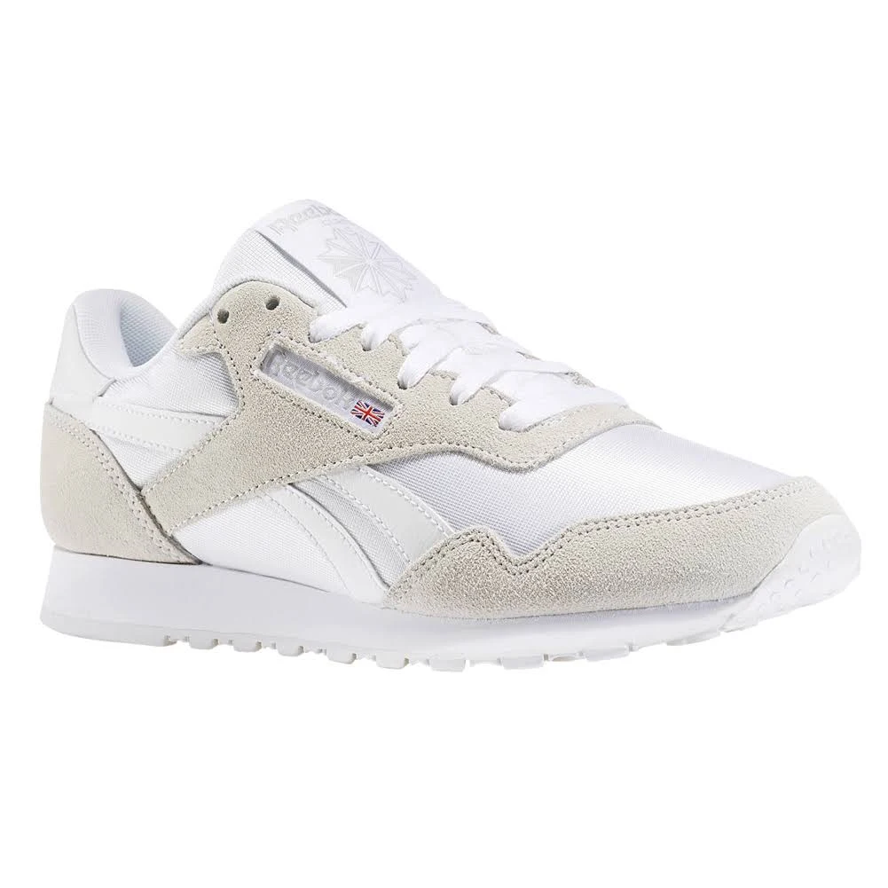 Reebok Women's Royal Nylon Sneaker White/Steel 7