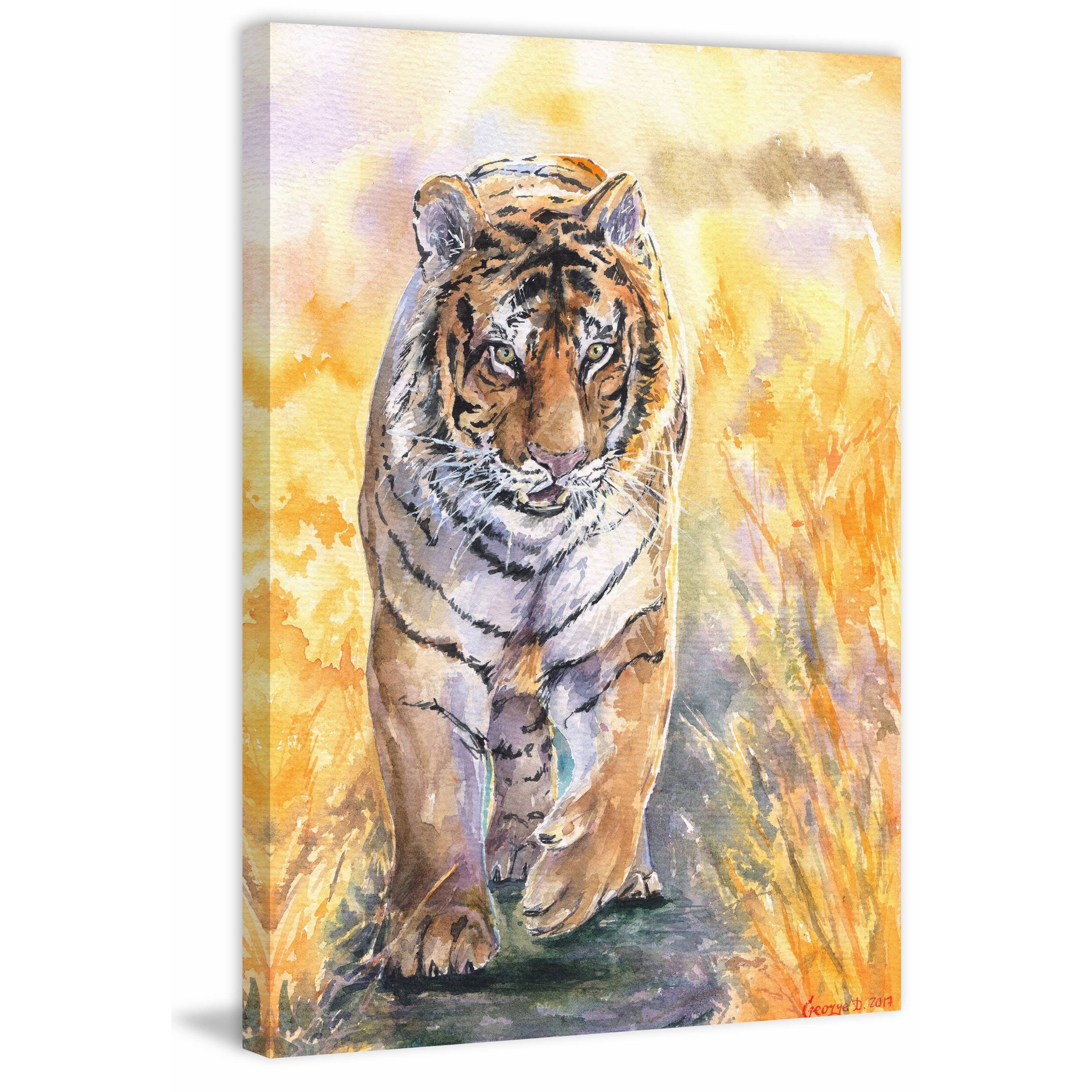 Marmont Hill - Handmade Taj Mahal Print on Wrapped Canvas - 24 x 36