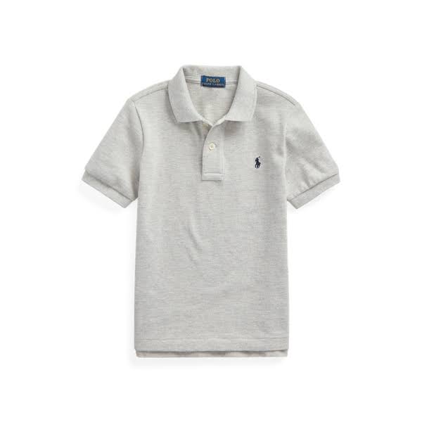 Ralph Lauren Boy's Cotton Mesh Polo Shirt - Size 2T in Andover Heather