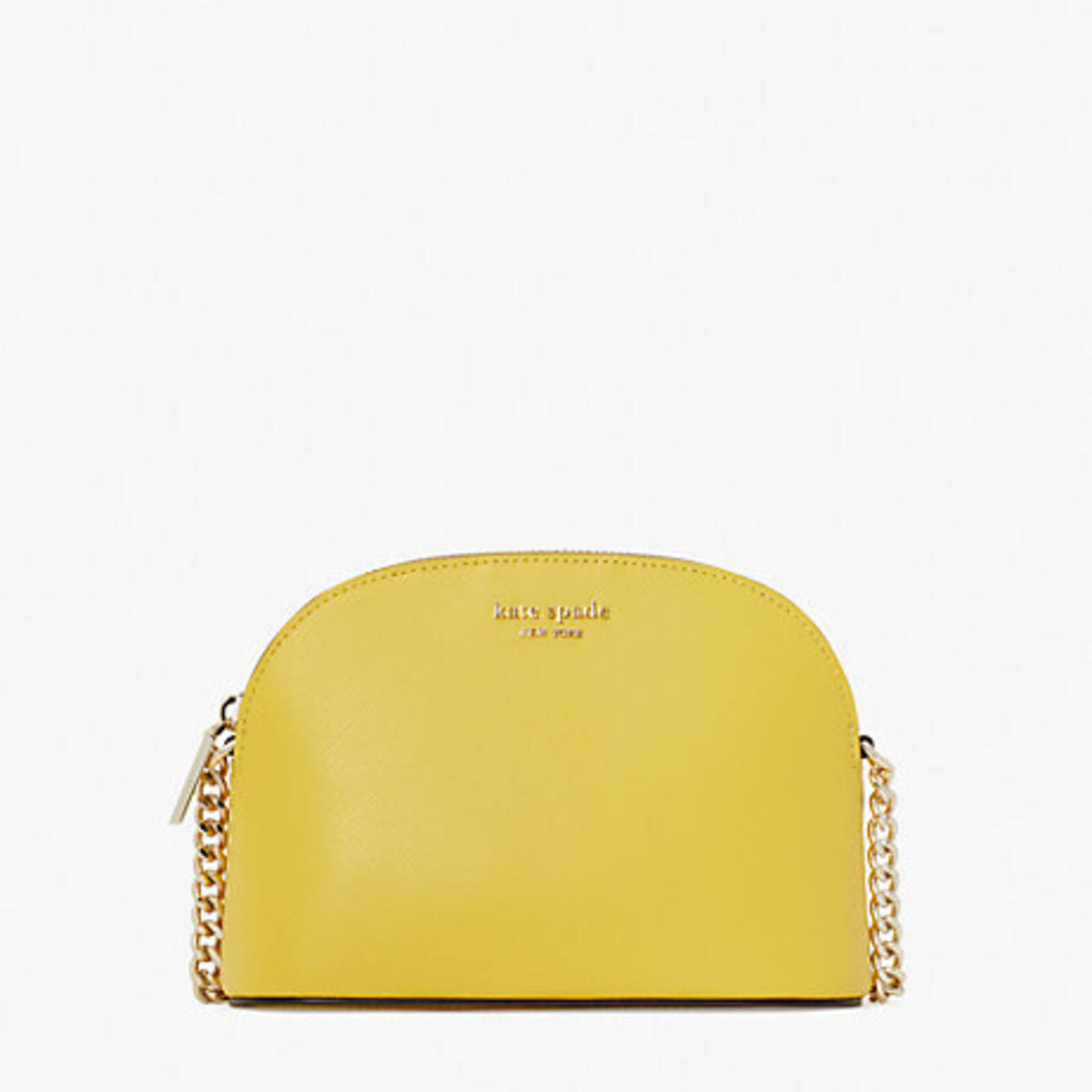 Kate Spade New York Spencer Small Dome Crossbody Yellow Sesame