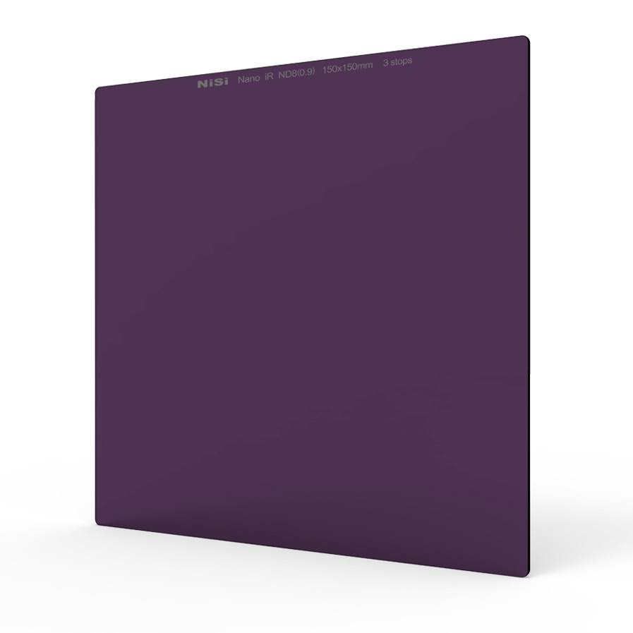 NiSi - 150x150mm Nano IR Neutral Density Filter - ND8 (0.9) - 3 Stop