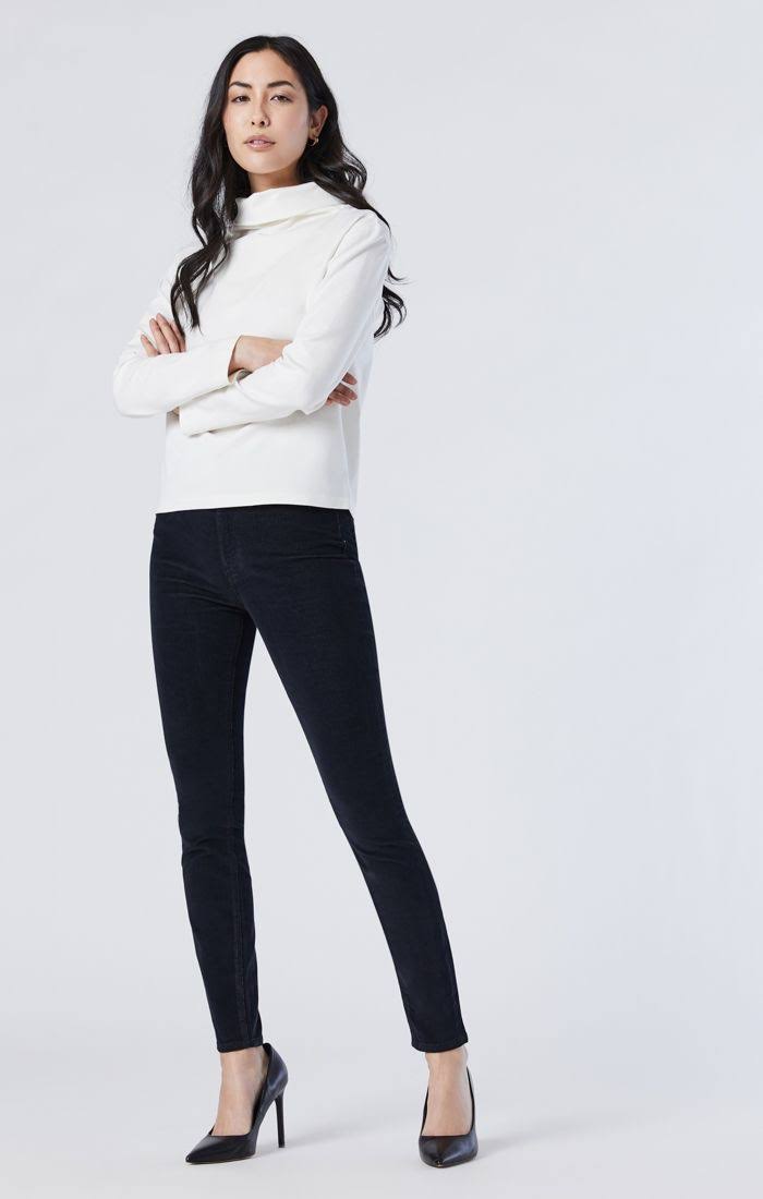 Mavi Women&s Tess Super Skinny in Black Cord | Women&s Jeans