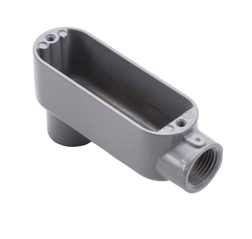 Topaz LB7 2 1/2 in Conduit Bodies - Rigid lb Type - Aluminum