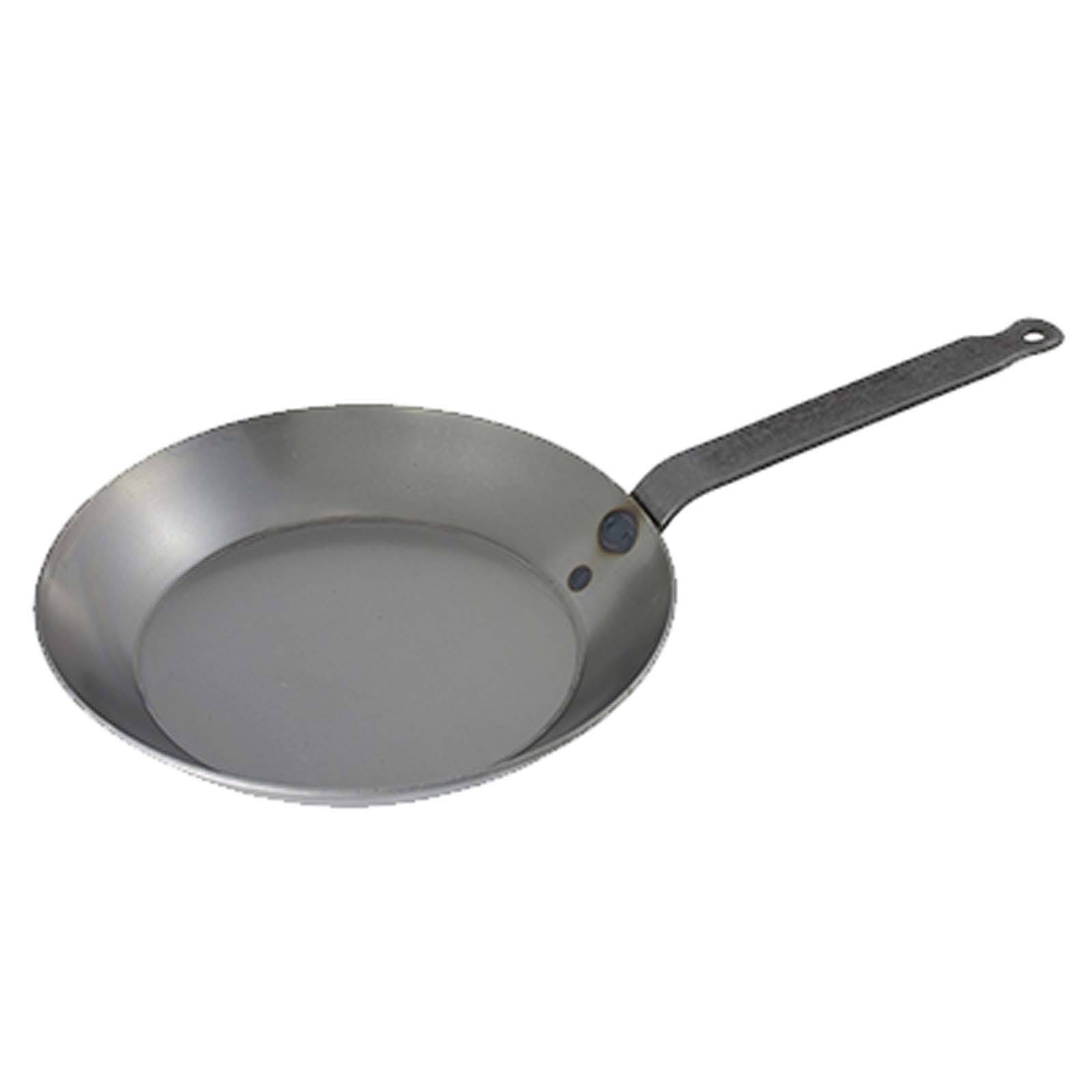 Matfer 062009 17-3/4x22 Black Steel Frying Pan