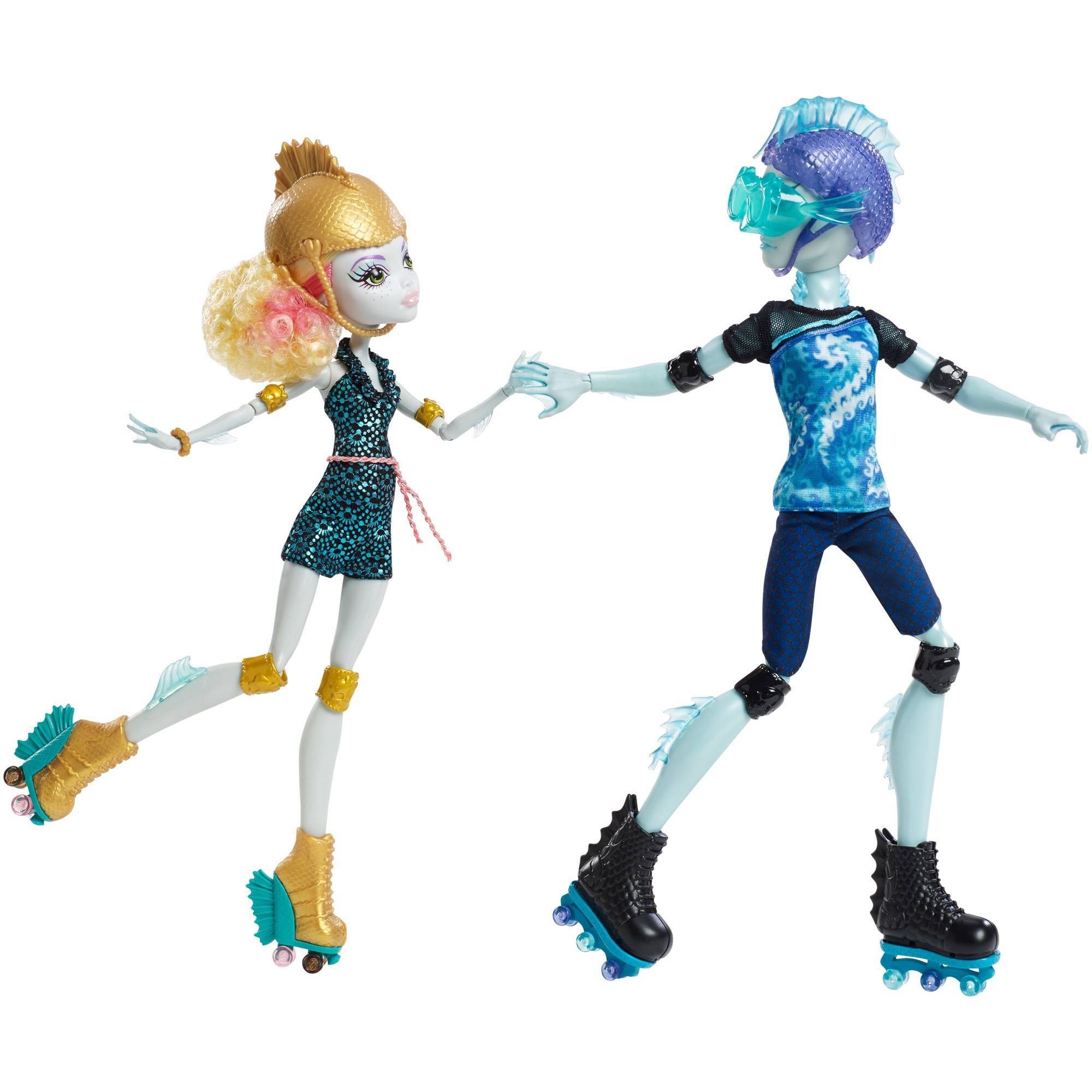 Monster High Lagoona Blue Gillington Gil Webber Wheel Love Doll 2-Pack