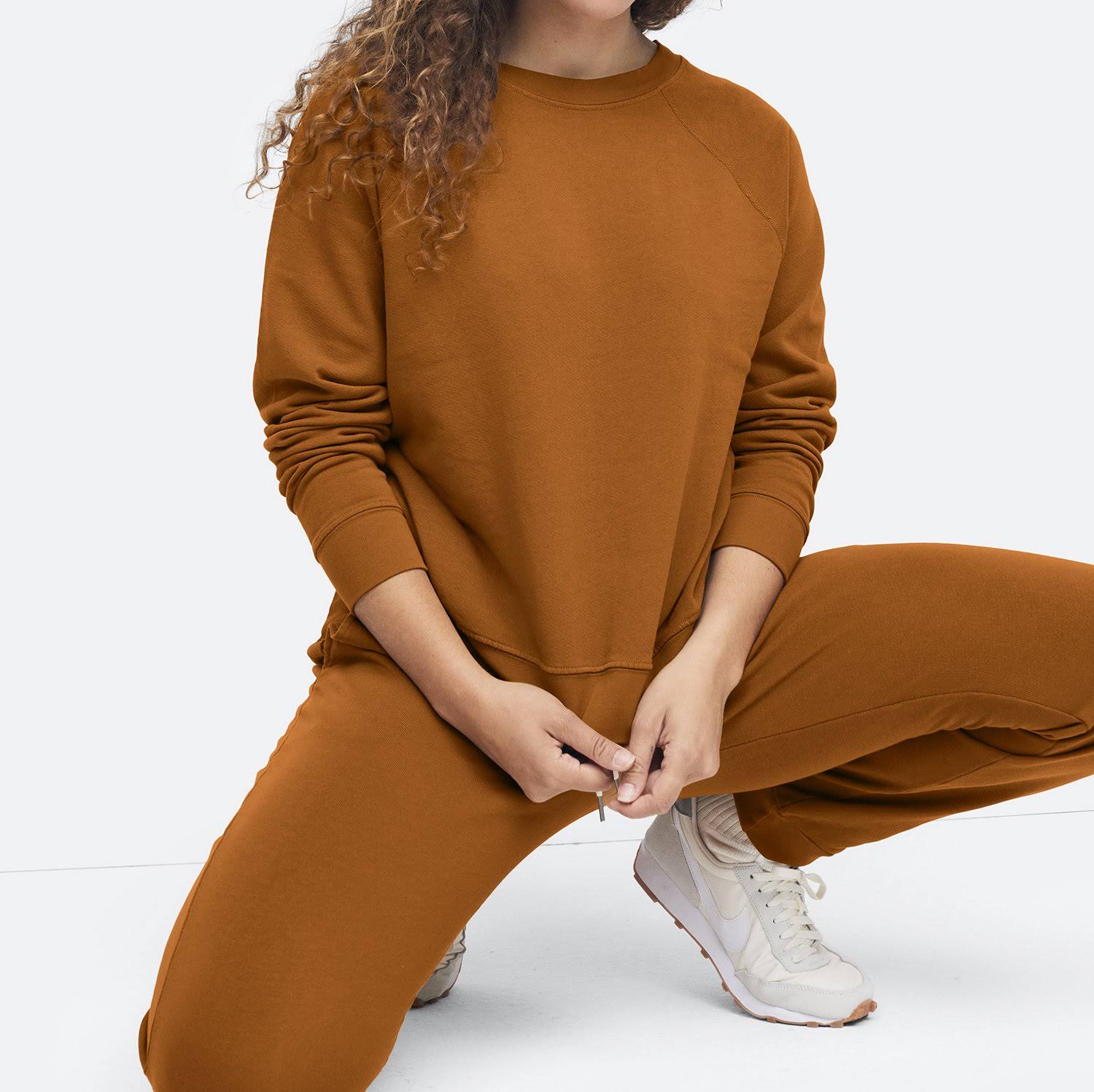 Organic Terry Raglan Sweatshirt Amber / L