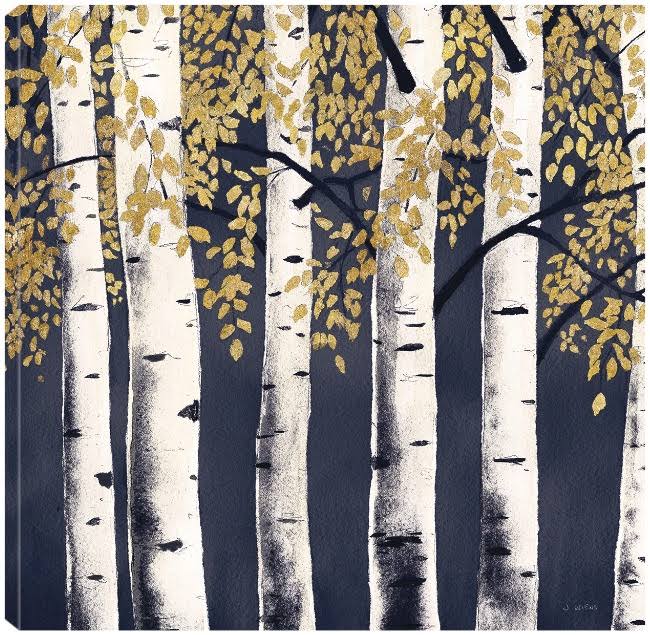 Fresh Forest Indigo II Canvas Prints by James Wiens 22X22 Fineartcanvas
