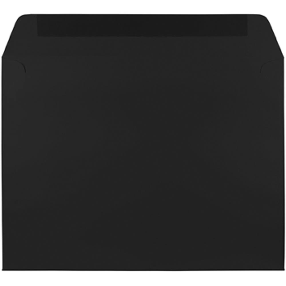 Jam Paper 9 x 12 Booklet Envelopes, Smooth Black, 250/Pack