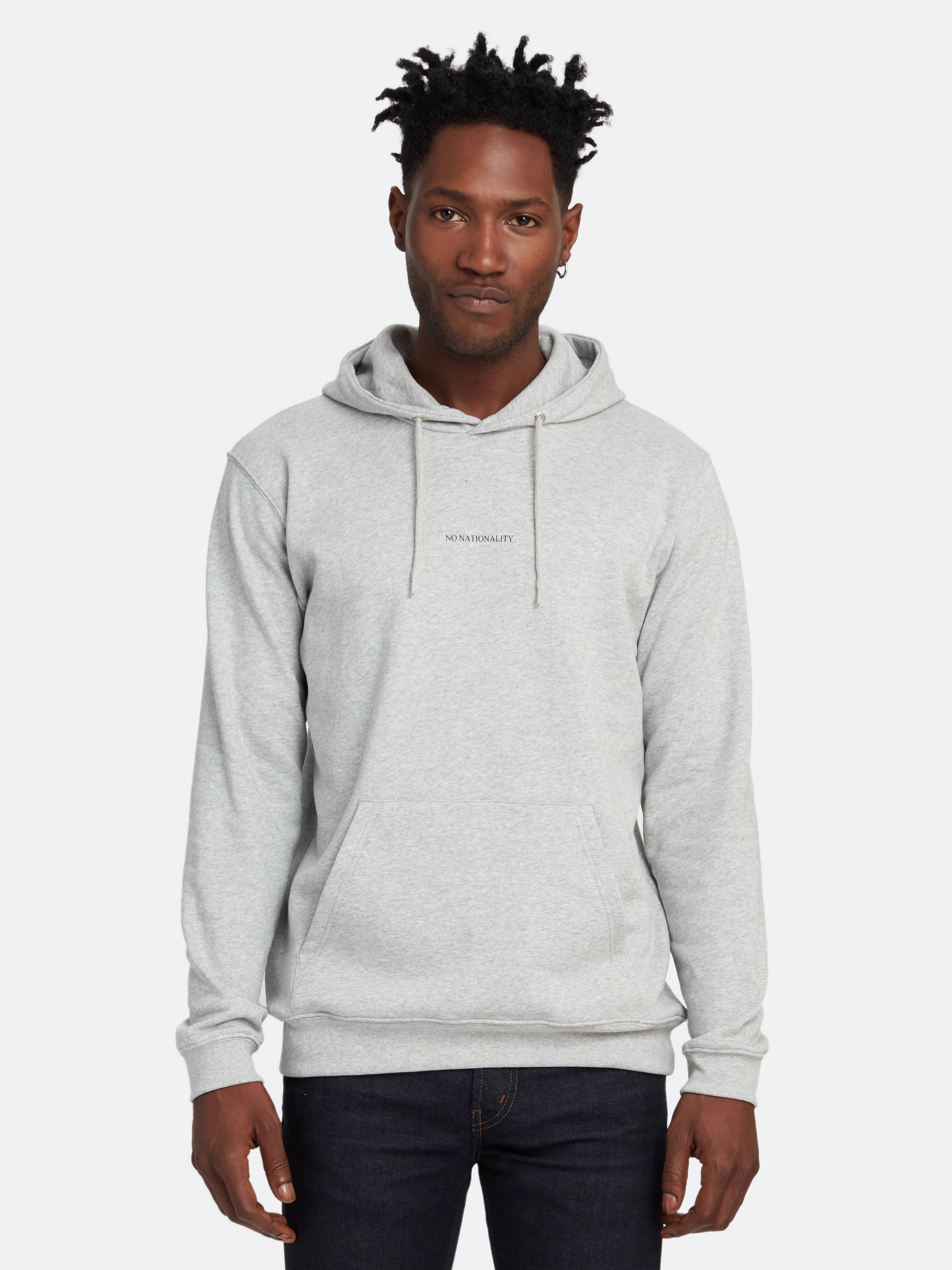 NN07 Barrow Printed Hoodie 3385 Mens