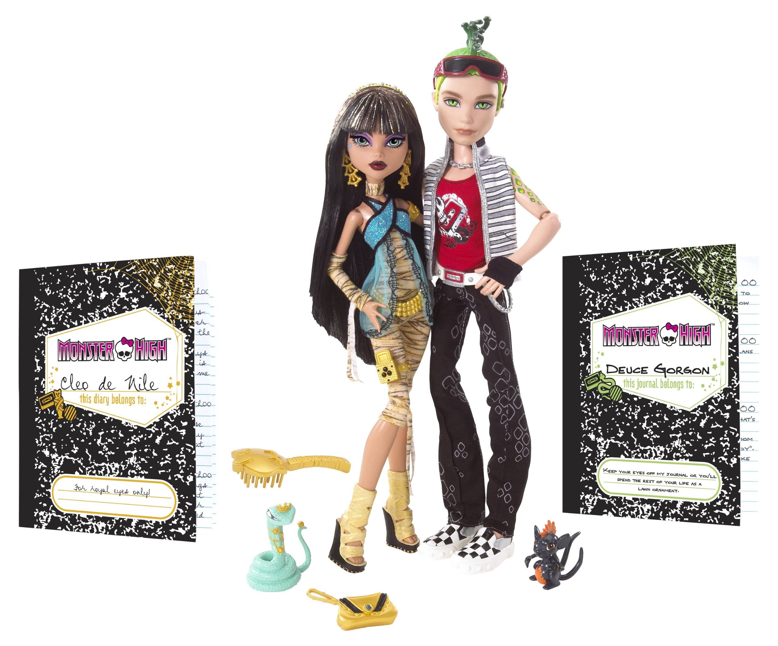 Monster High Deuce Gorgon u0026 Cleo de Nile Dolls