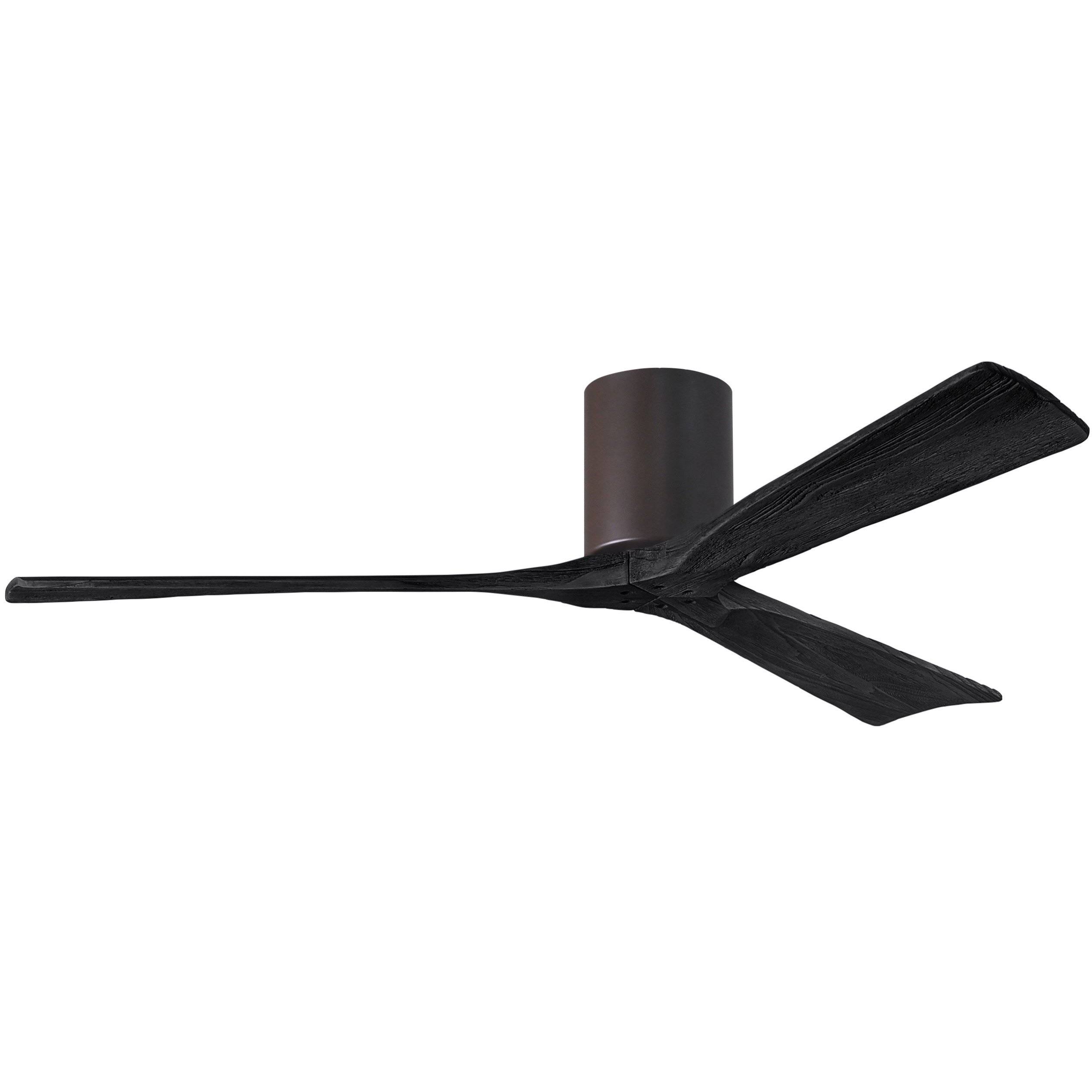 Irene Hugger Ceiling Fan by Matthews Fan Company, Textured Bronze, IR3H-TB-BK-60