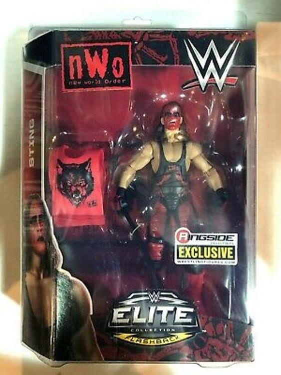 WWE Elite NWO wolfpac Sting u0026 Flashback Shawn Michaels Ringside Exclusive Figure