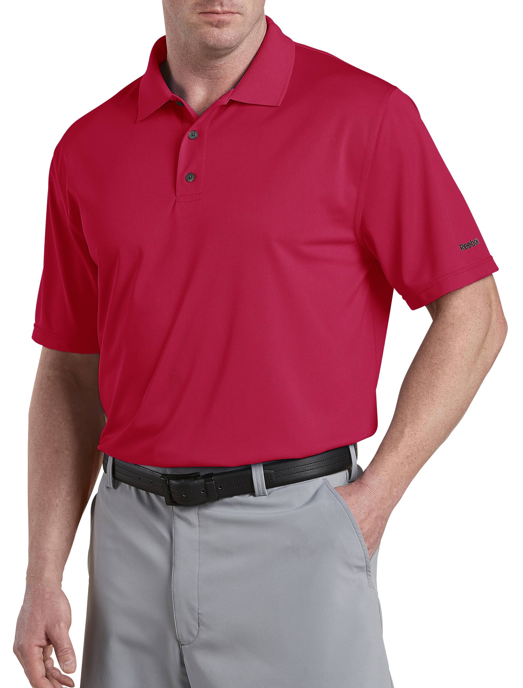 Reebok Men S Big and TallGolf Play Dry Solid Polo