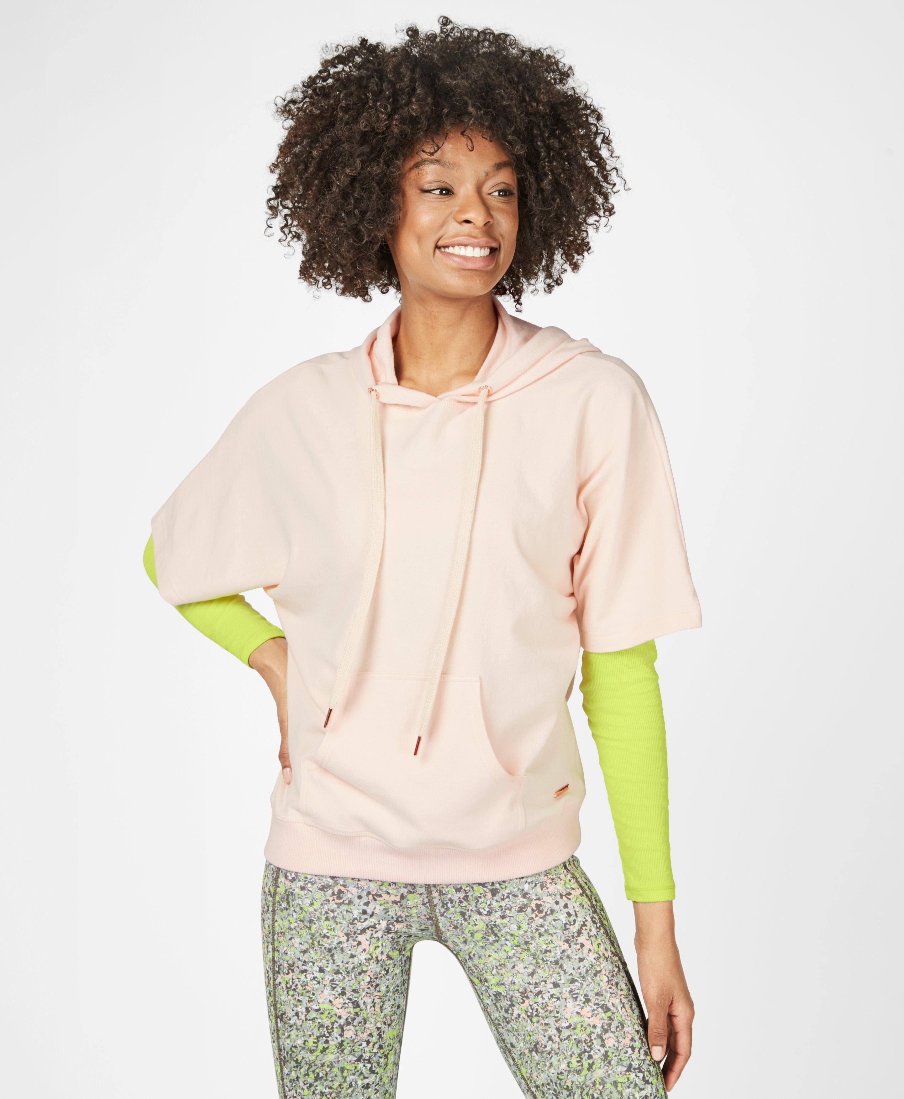 Sweaty Betty Cool Down Luxe Hoodie, Pink, Women's S