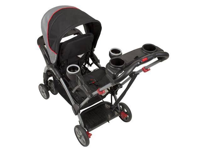 Baby Trend Sit N Stand Platform Canopy Ultra Stroller Travel System w/ Car Seat