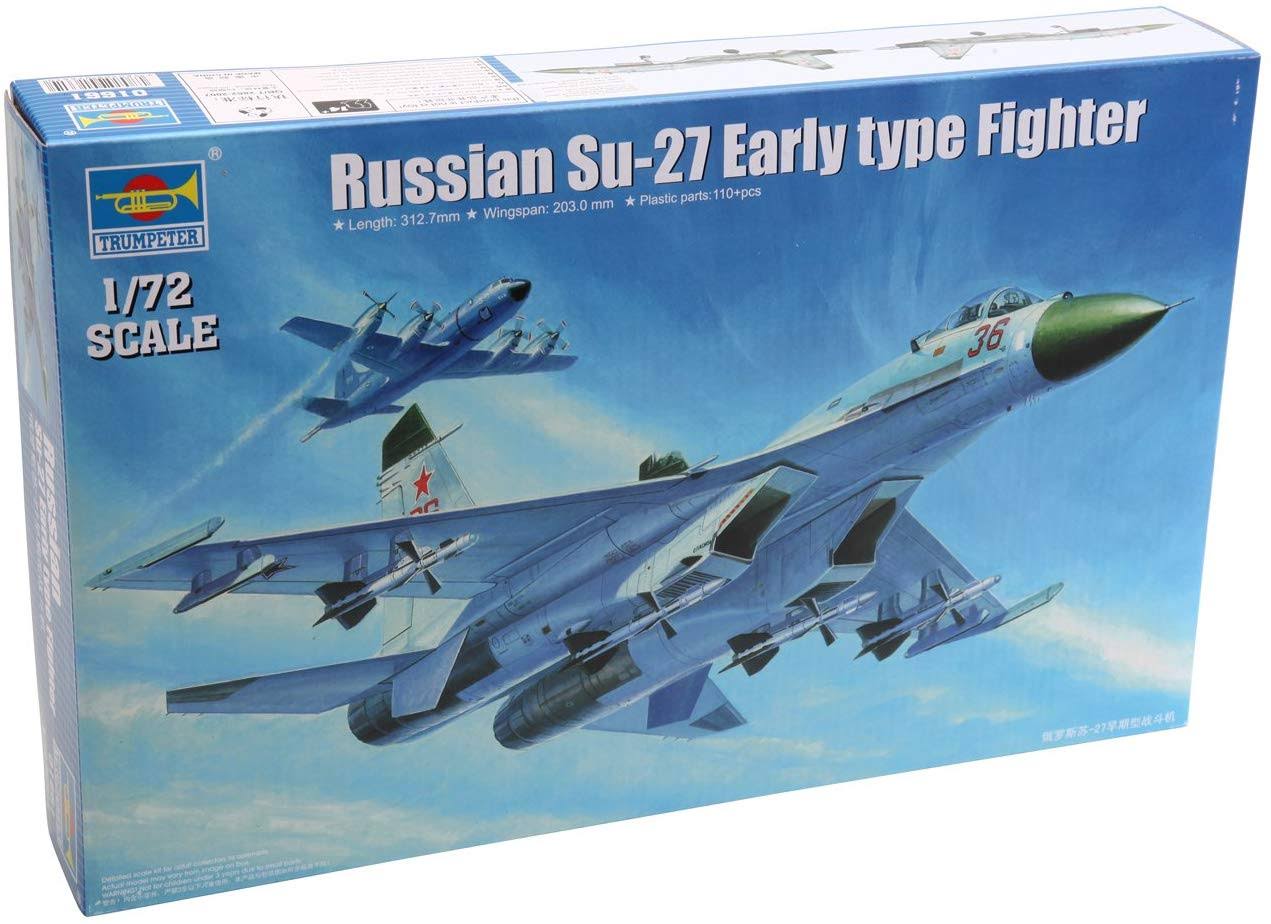 Trumpeter 1/72 01661 Russian Su-27 Early Type Fighter