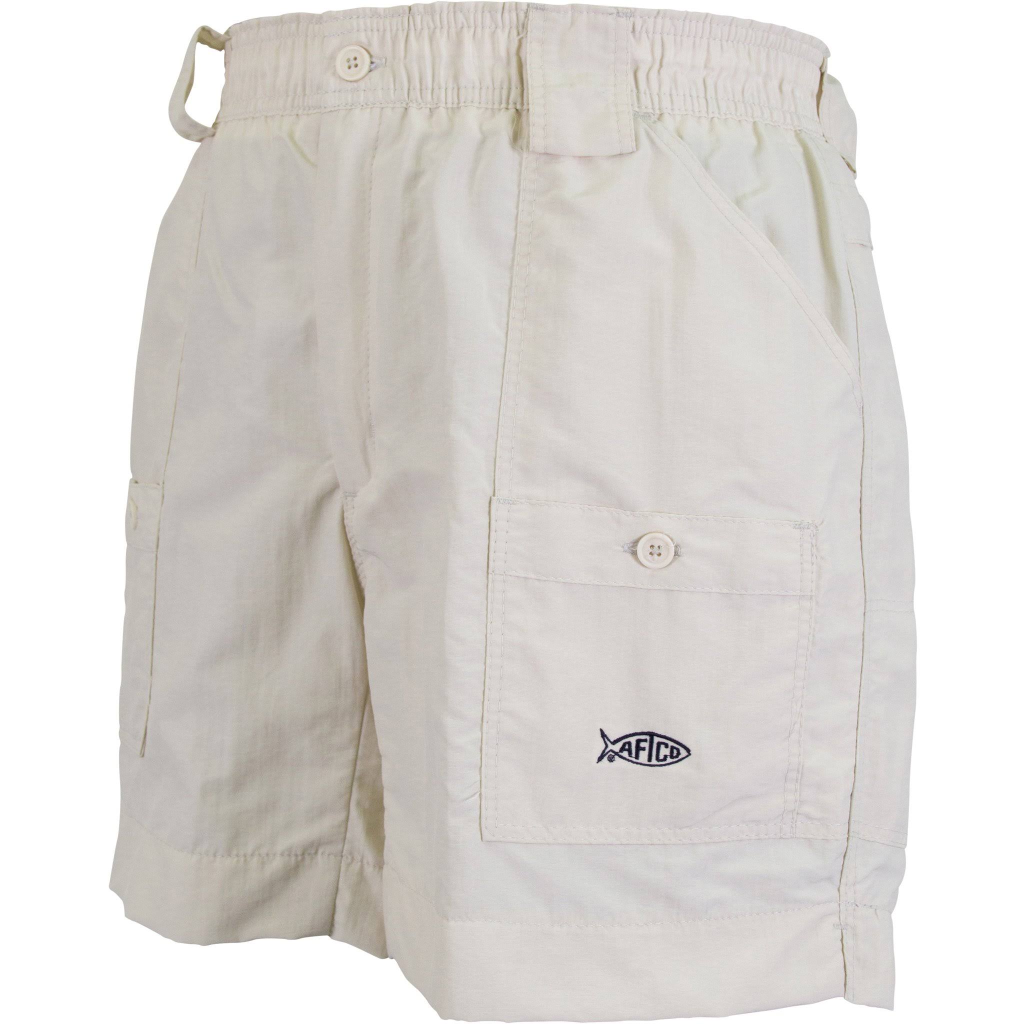 AFTCO Men's Original Fishing Shorts-Natural-34