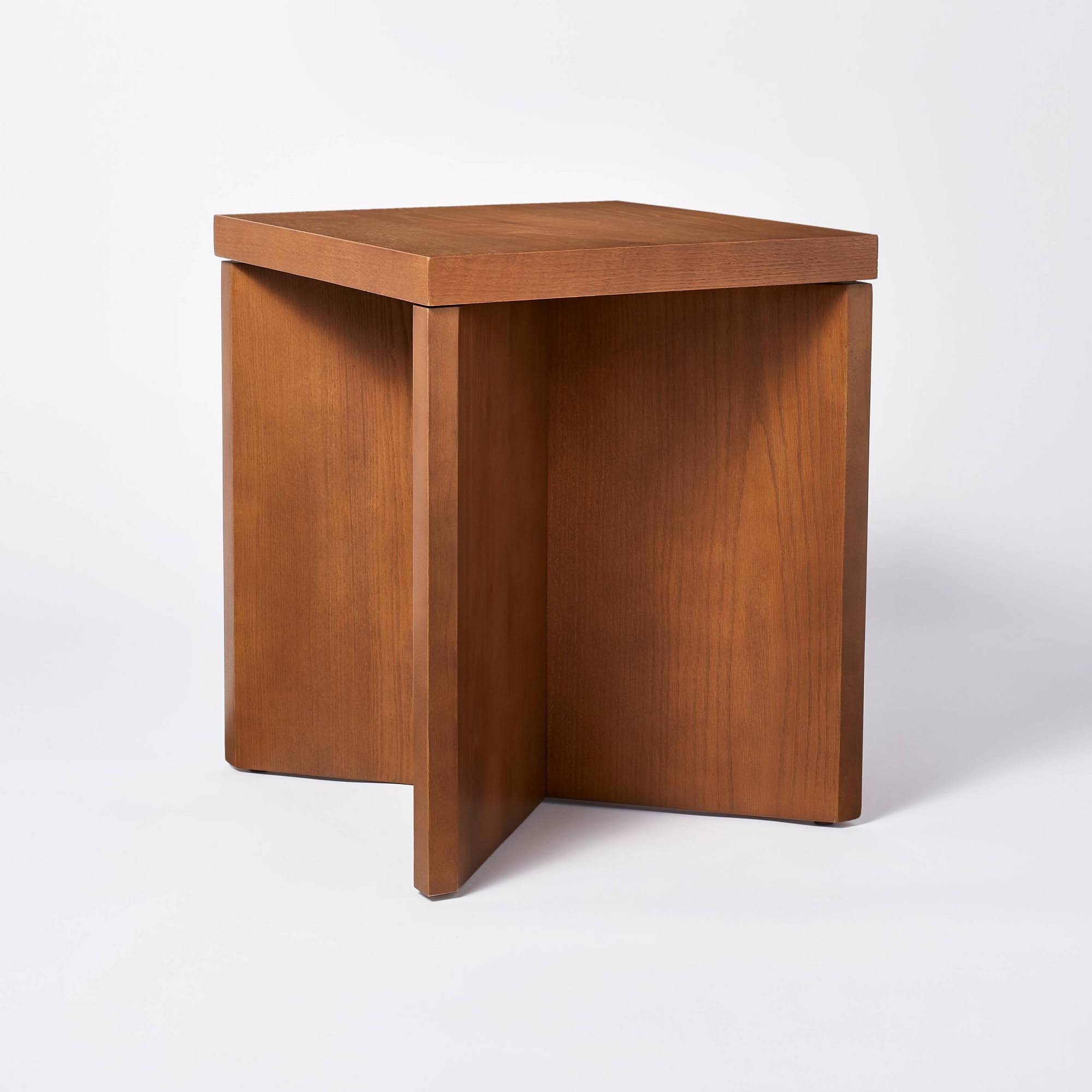 Threshold Designed w/STUDIO McGee River Heights Square Wooden Accent Table Brown - Threshold Designed with Studio McGee
