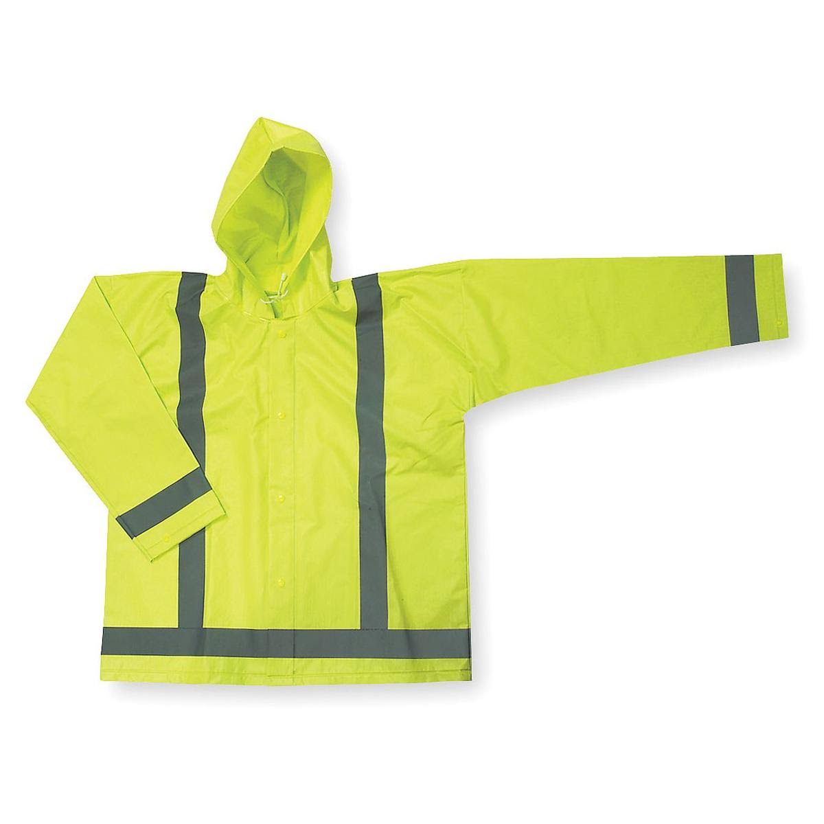 Condor 4GE63 Jacket w/Detach Hood,Hi-Vis Yellow/Green,M