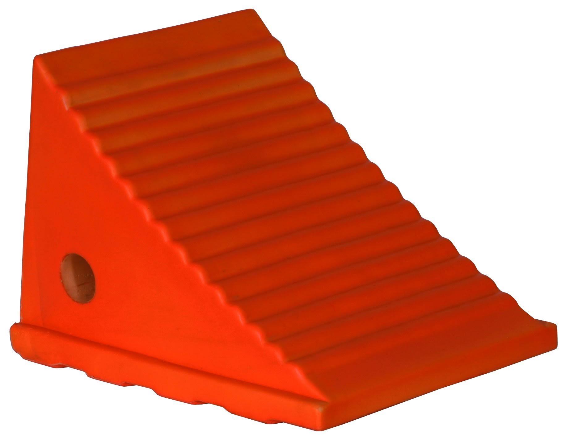 Buyers WC8118 Large Polyurethane Orange Wheel Chock