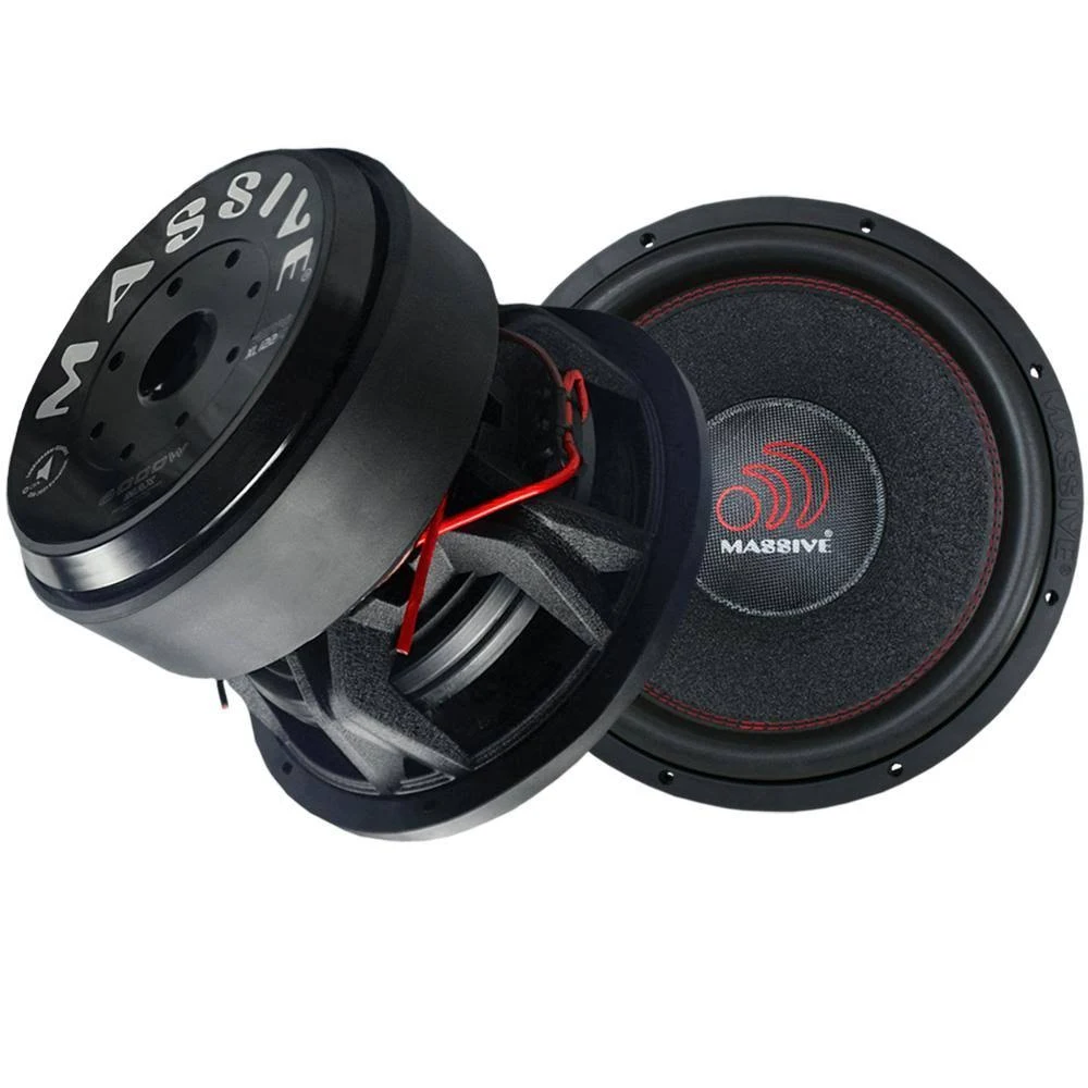 Massive Audio Hippo 122 12x22 Dual 2 Ohm Hippo Series Car Subwoofer