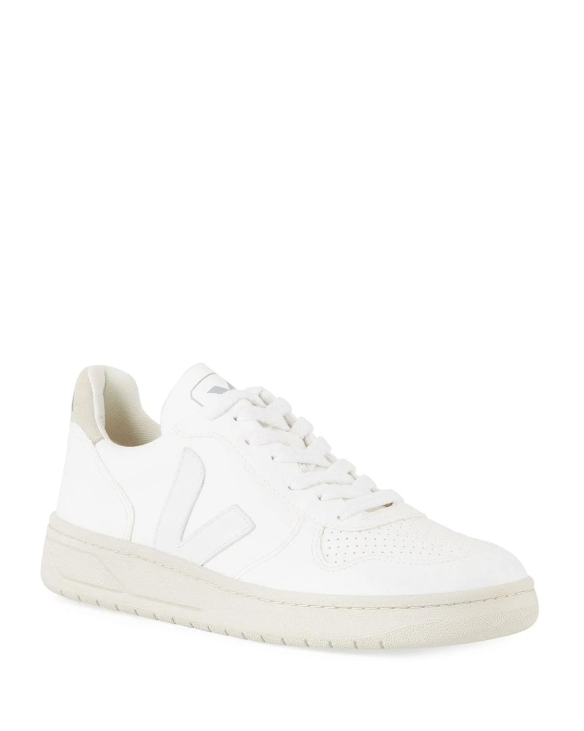 Veja Vegan V-10 White Sneakers