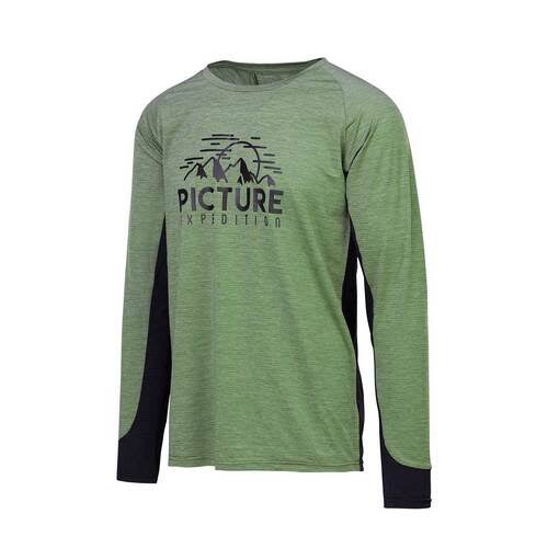 Picture Hoper Tech Long Sleeve Tee - Men's Black Large MTS542-A-L