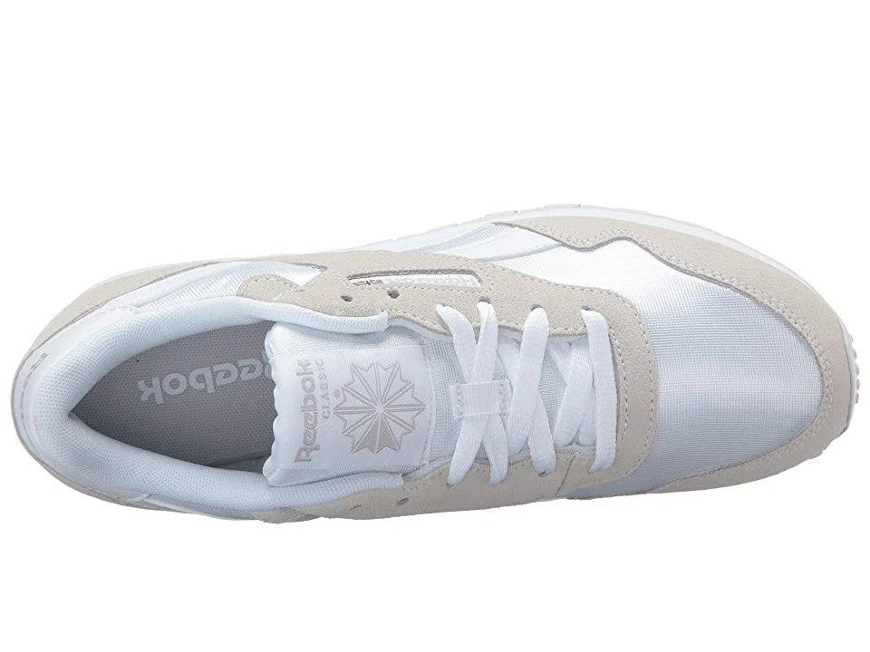 Reebok Women's Royal Nylon Sneaker White/Steel 7