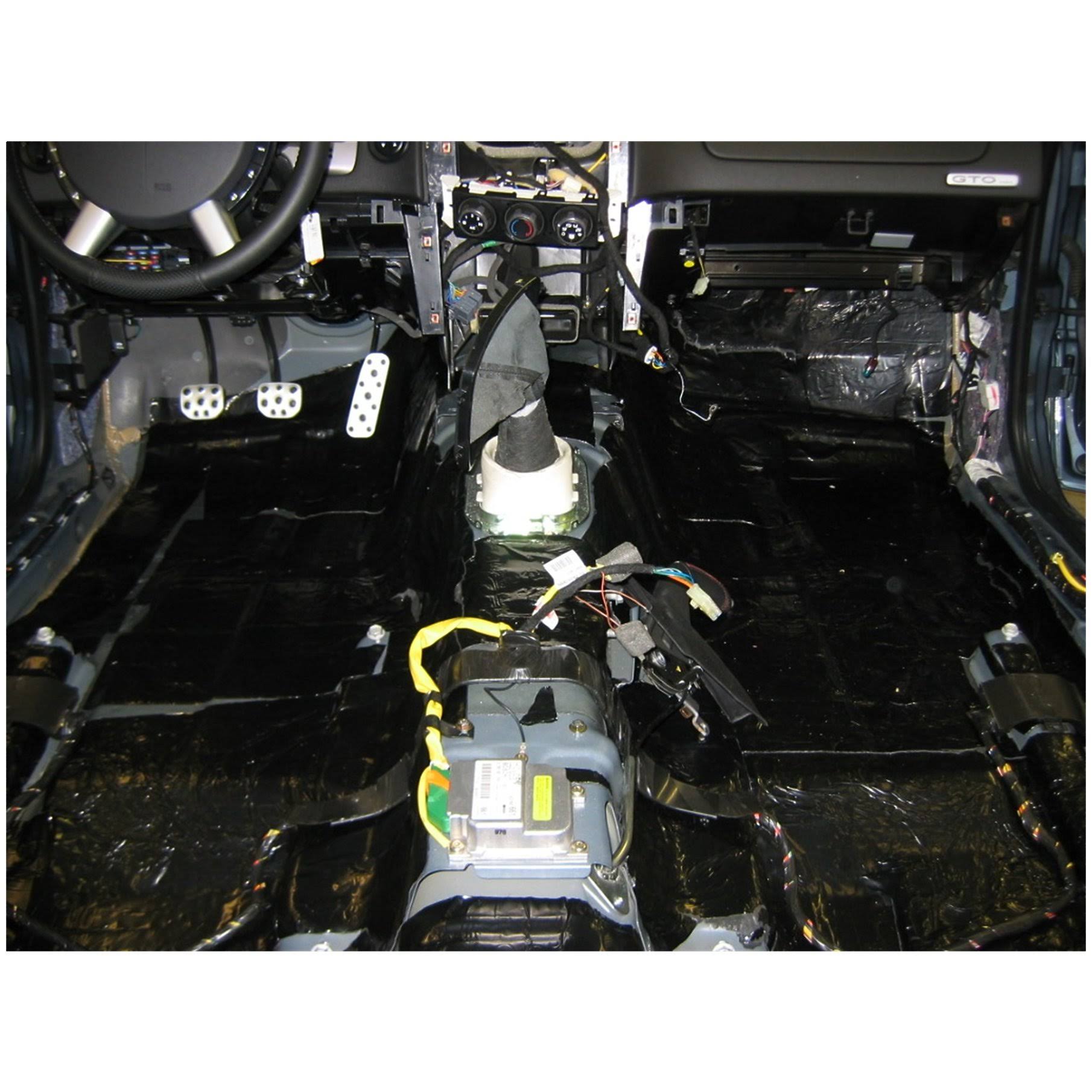 Hushmat 10400 Floor/Dash Kit Black; 20 Sheets; 12 in. x 23 in.; 38.75