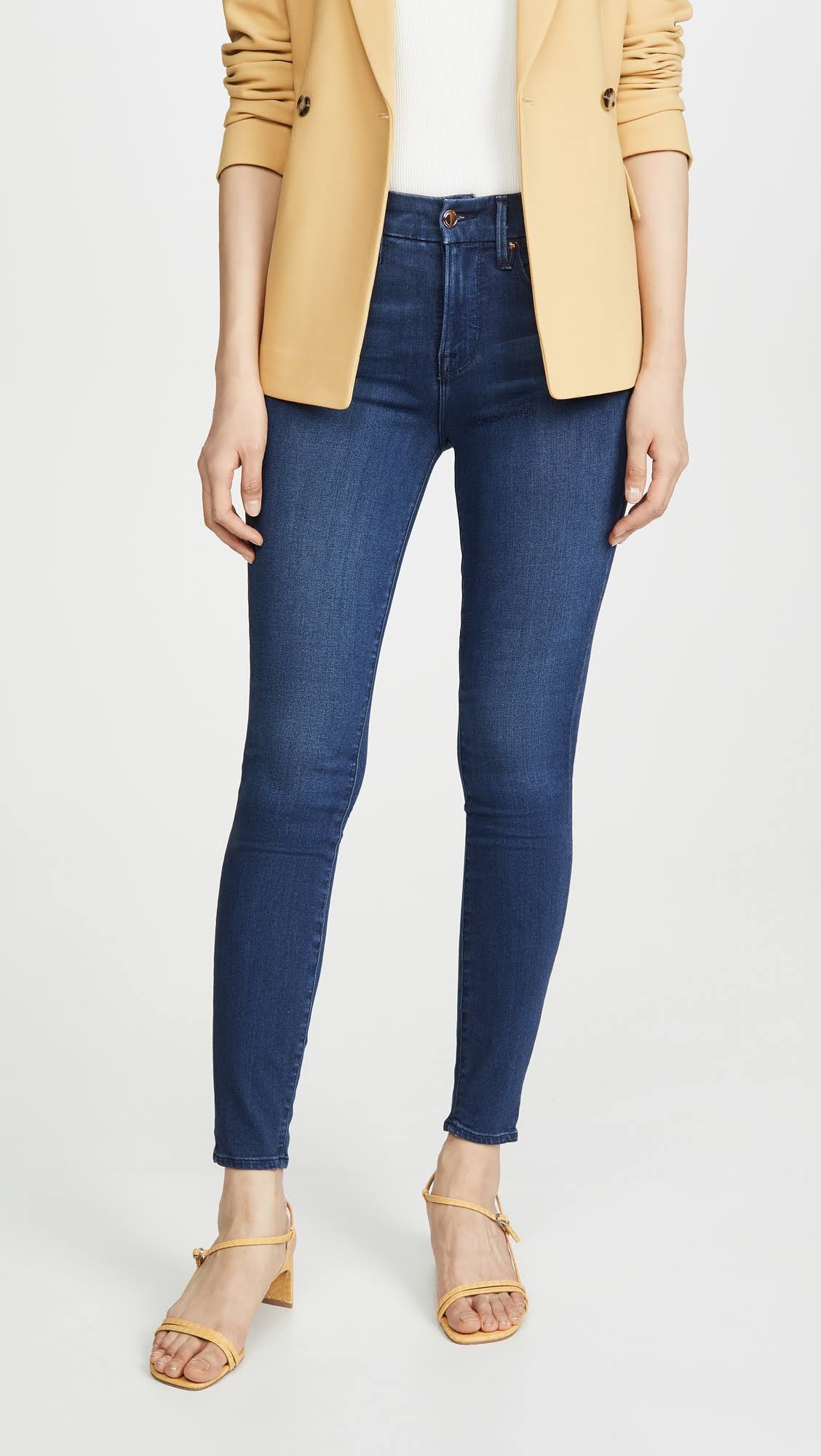 Good American Good Legs Skinny Jeans, Blue370, Women's, 8