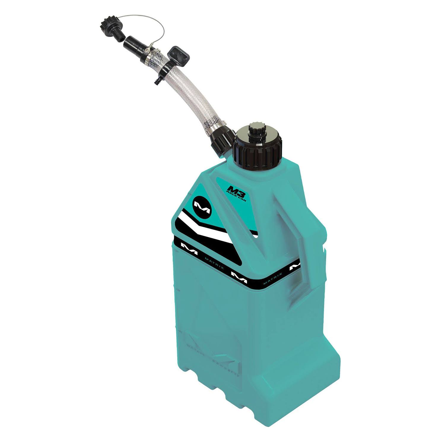 Matrix M3 Worx Utility Mens Fuel Can and Refueling - Aqua UMCM3113