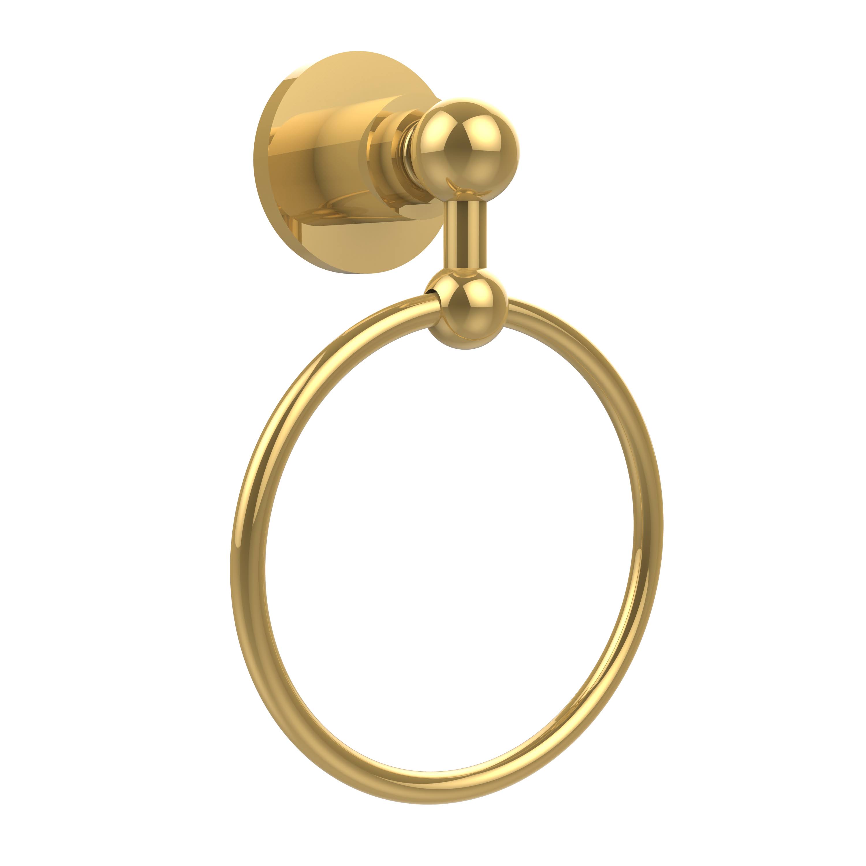 Allied Brass Astor Place Collection Towel Ring - Polished Brass