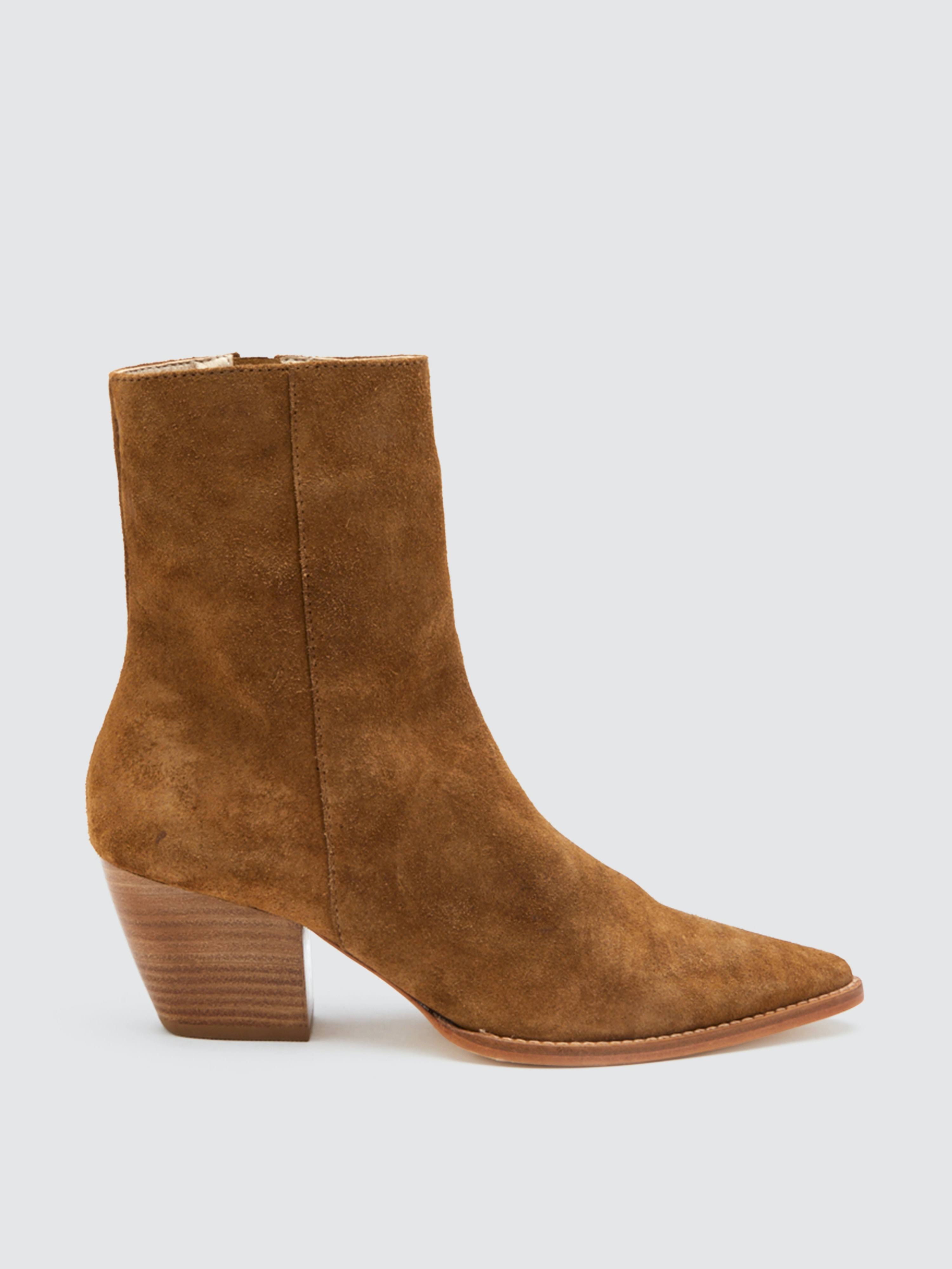 Matisse Caty Leather Mid-Calf Boot - Animal